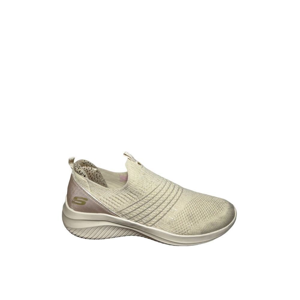 Skechers Women's Beige Slip-On Athletic Sneaker size 11